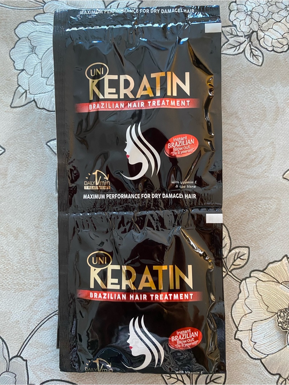 KERATIN Brazilian Hair Treatment - Black Sachet